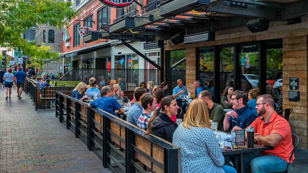 food and brewery scene in Boise, Idaho