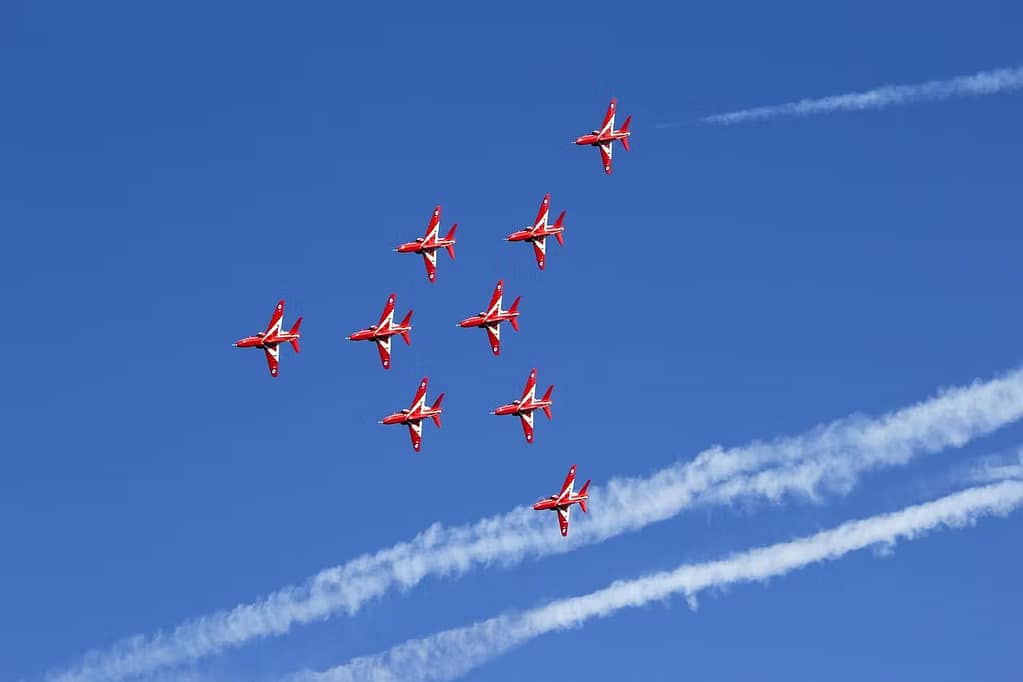 Red Arrows Display Flight Schedule